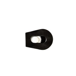 Зажим для шнура 4 мм KL  Чёрный + Белый (поштучно)  в 