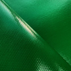 Ткань ПВХ 600 гр/м2 плотная, Зелёный (Ширина 150см), на отрез  в Ростове-на-Дону