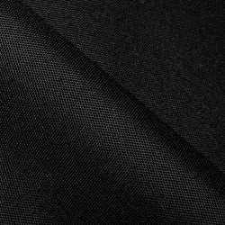 Ткань Оксфорд 600D PU, Черный (на отрез)  в 