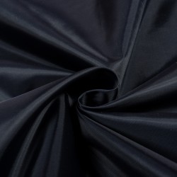 Ткань подкладочная Таффета 190Т, цвет Темно-Синий (на отрез)  в 
