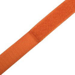 Контактная лента 25мм цвет Оранжевый (велькро-липучка, на отрез)  в Ростове-на-Дону