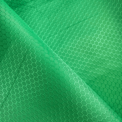 Ткань Оксфорд 300D PU Рип-Стоп СОТЫ, цвет Зелёный (на отрез)  в 